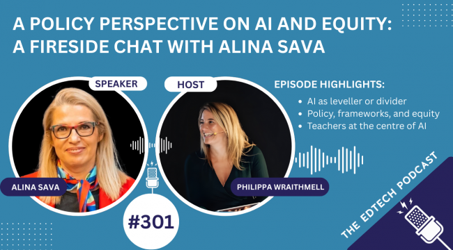 A Policy Perspective on AI and Equity A Fireside Chat with Alina Sava